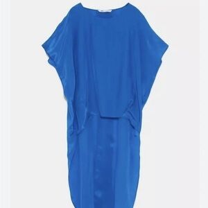 Zara high low blouse